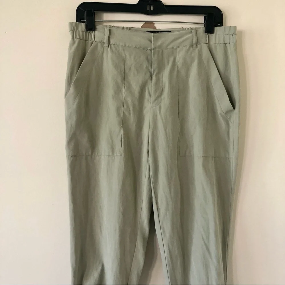 Nanette Lepore Silk Blend Sage Green Pants Size 6 - Picture 2 of 8